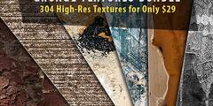 价值29刀：300+ 高级高清污渍纹理贴图 Grunge Textures Bundle: High-Res Textures 下载